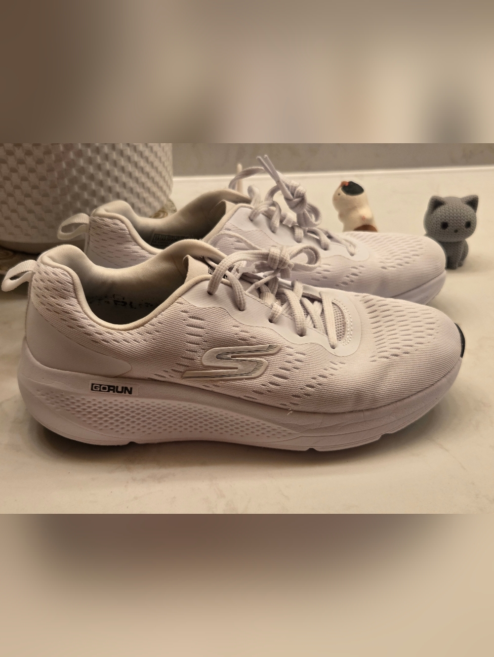 Skechers GO RUN White Athletic Sneakers